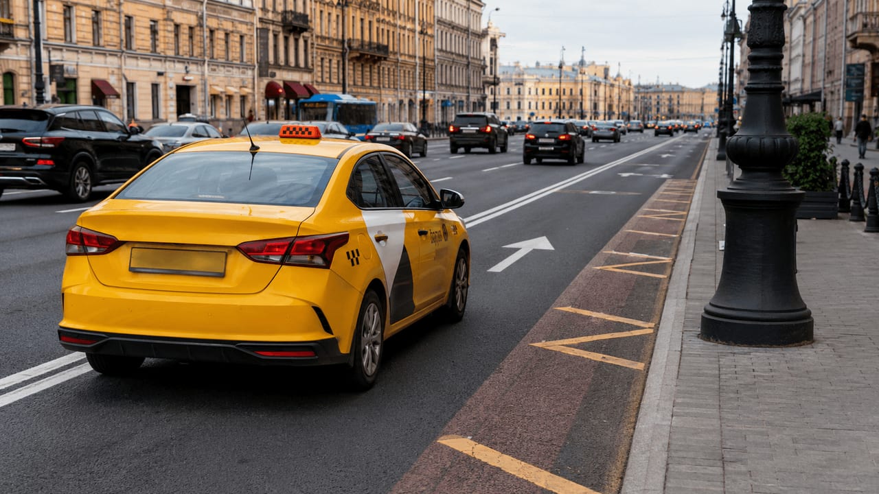 С 1 октября такси в Петербурге не пустят на выделенки без двойной регистрации