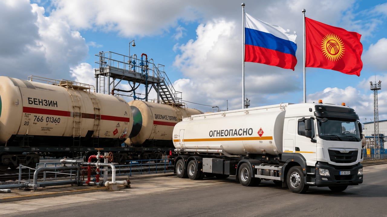 Киргизия получит 100 тысяч тонн российского топлива ежемесячно до конца года