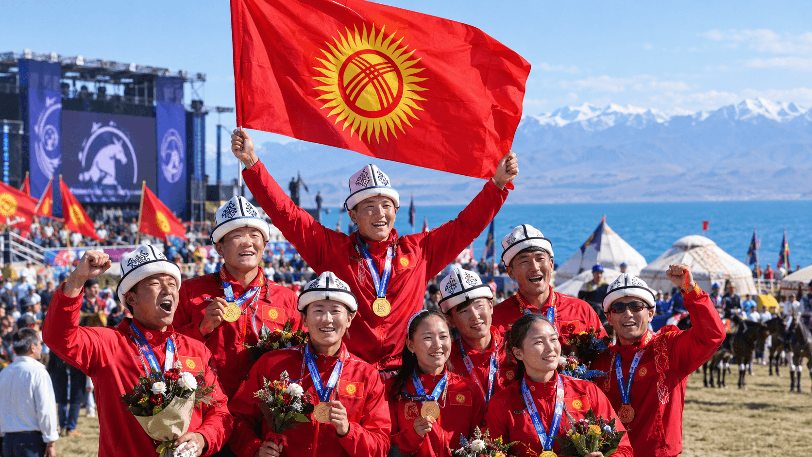 Сборная Кыргызстана завоевала общекомандную победу на Всемирных играх кочевников