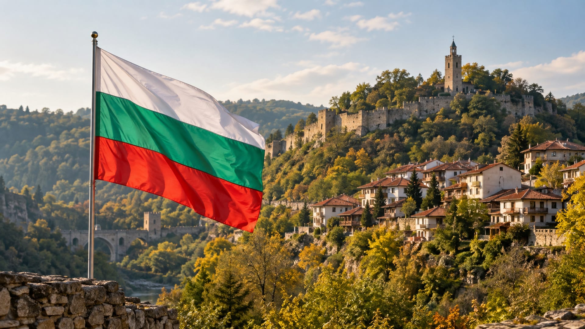Флаг над Болгарией