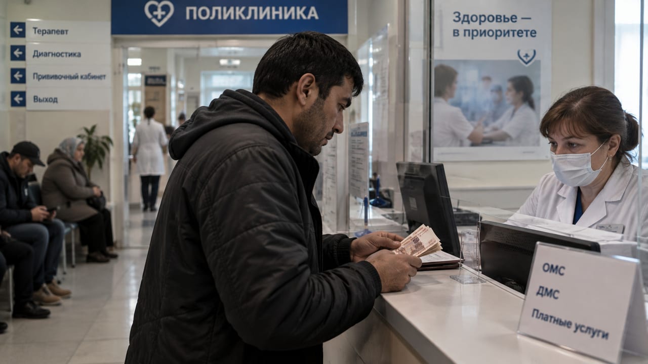 Мигрант обратился за медицинской помощью