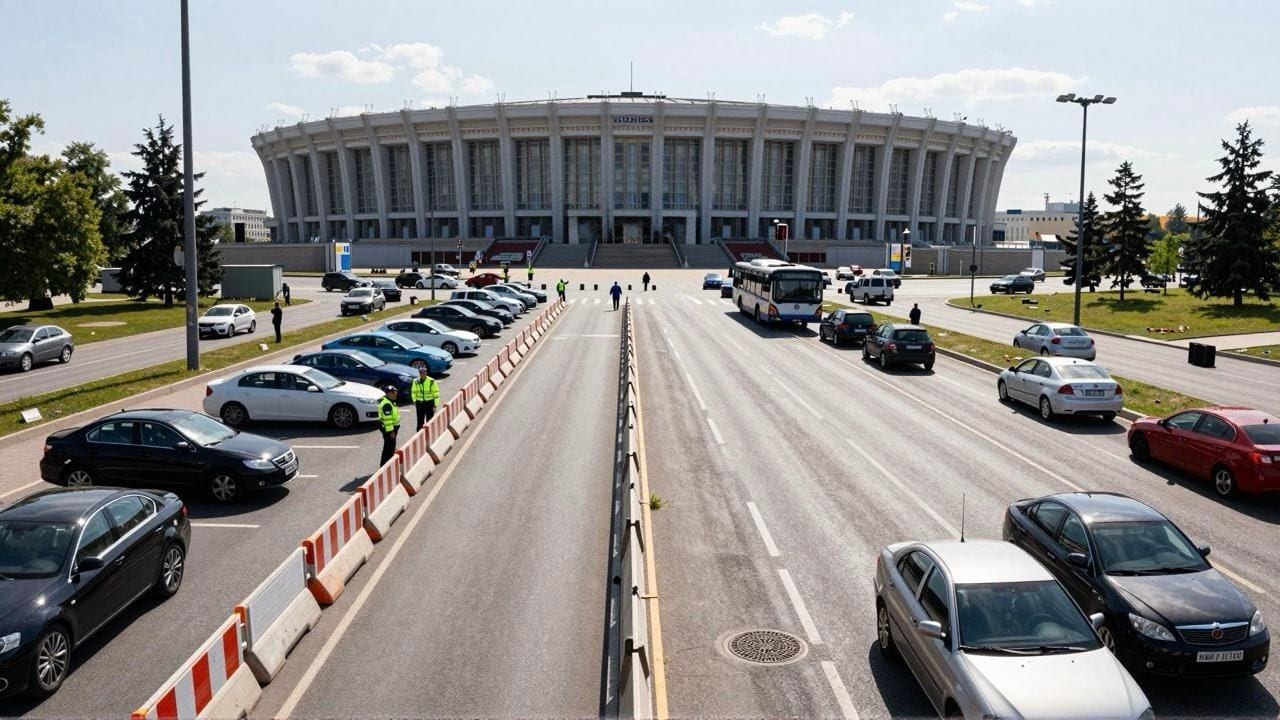  В Москве 24 мая планируют перекрытия из-за футбольного матча