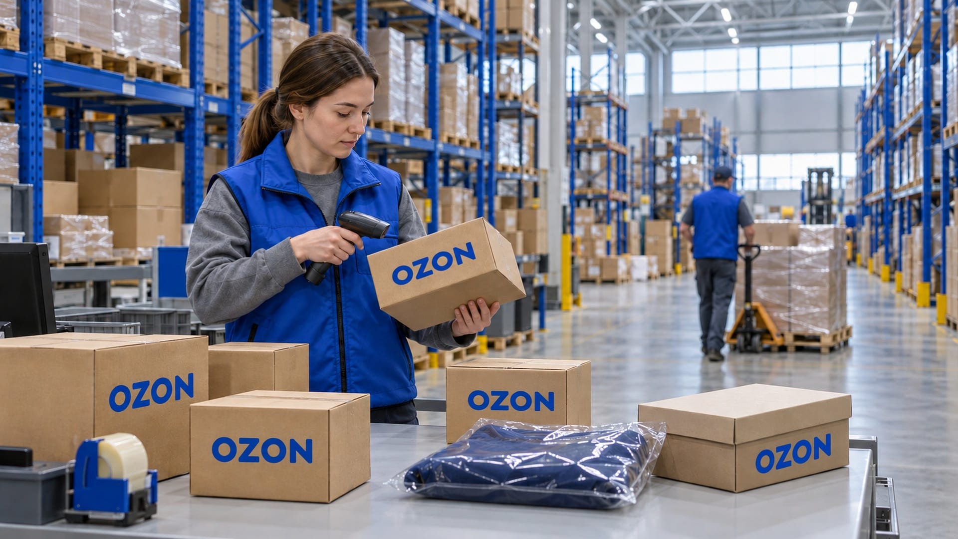 Работа на складе Ozon