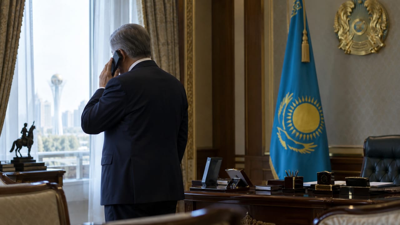 Токаев поздравил Путина с победой на выборах в Госдуму