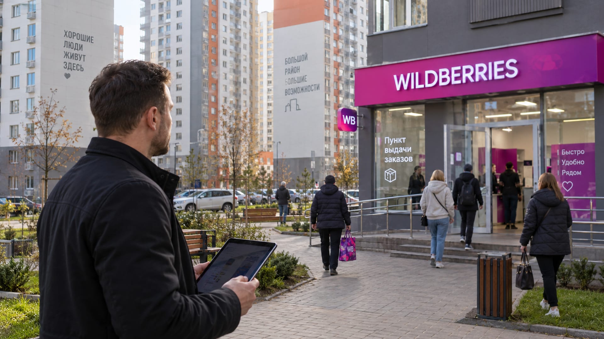 Выбор места Wildberries
