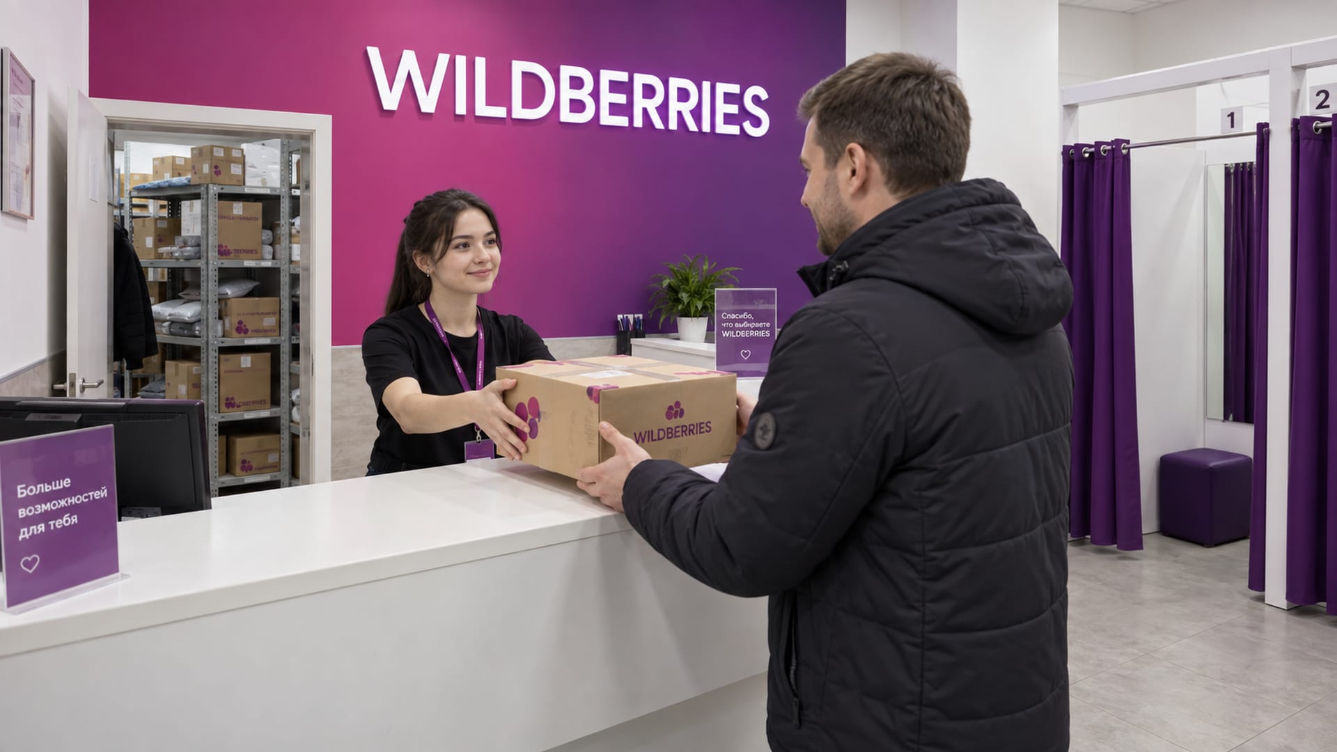 Выдача заказа на Wildberries